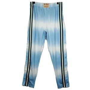 Fred Segal x Mitchell & Ness‎ Small Tear Away Pants Blue White Green Stripes NWT